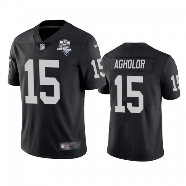 Men's Las Vegas Raiders Nelson Agholor Black 2020 Inaugural Season Vapor Limited Jersey