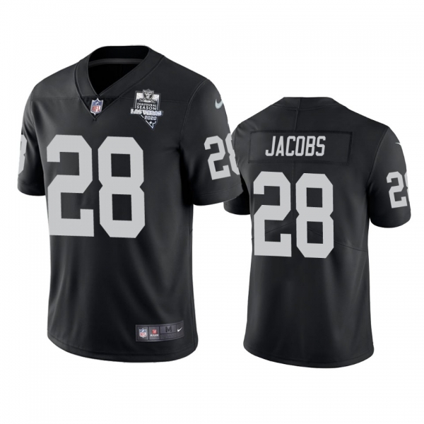 Men's Las Vegas Raiders Josh Jacobs Black 2020 Inaugural Season Vapor Limited Jersey