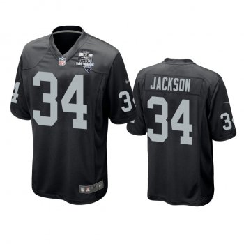 Men's Las Vegas Raiders Bo Jackson Black 2020 Inaugural Season Game Jersey