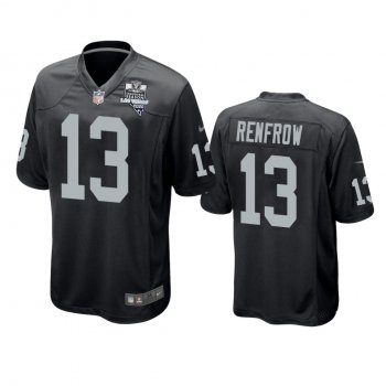 Men's Las Vegas Raiders Hunter Renfrow Black 2020 Inaugural Season Game Jersey