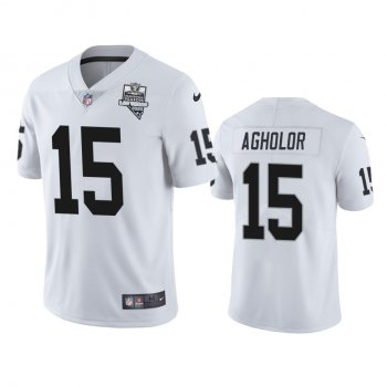 Men's Las Vegas Raiders Nelson Agholor White 2020 Inaugural Season Vapor Limited Jersey