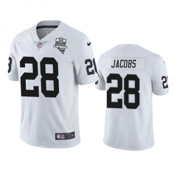 Men's Las Vegas Raiders Josh Jacobs White 2020 Inaugural Season Vapor Limited Jersey