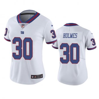 Women's New York Giants Darnay Holmes White Color Rush Limited Jersey