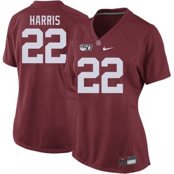 Women's Alabama Crimson Tide #22 Najee Harris 150TH Anniversary Nike Jersey - Crimson