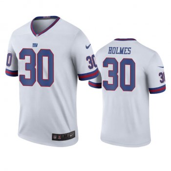 New York Giants Darnay Holmes White Color Rush Legend Jersey