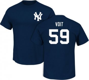 Luke Voit New York Yankees Navy T-Shirt by Majestic