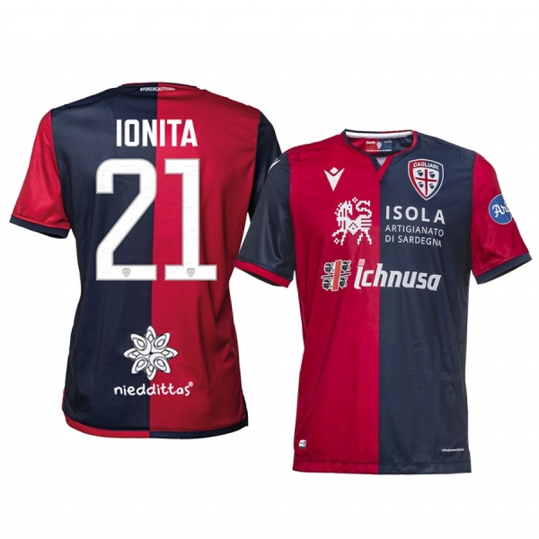 Men's Artur Ionita Cagliari Calcio 19-20 Home Jersey