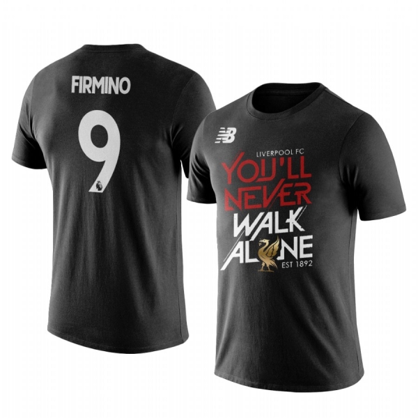 Men's Roberto Firmino Liverpool Anthem Official Short Sleeve T-shirt