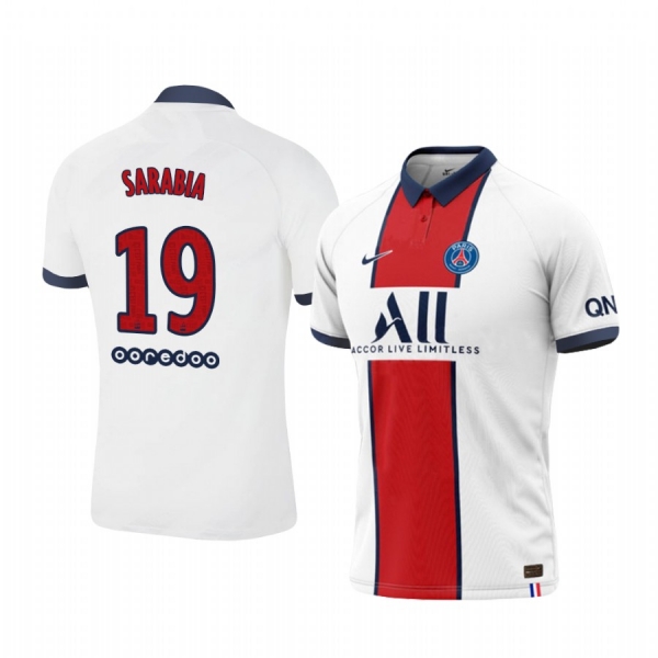 Paris Saint-Germain Pablo Sarabia Men's 2020-21 Away Jersey