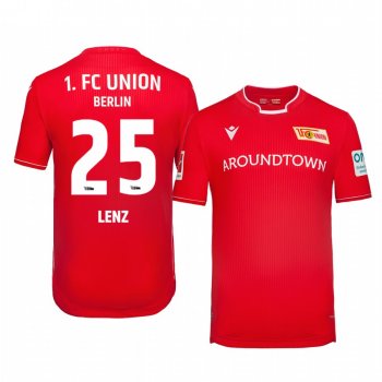 Christopher Lenz Union Berlin 19-20 Home Men's Red Official Short Sleeve Jersey