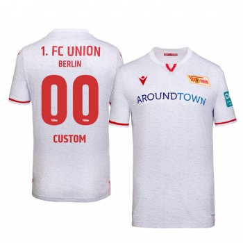 Union Berlin Custom Men's White Away Short Sleeve Jersey 19-20