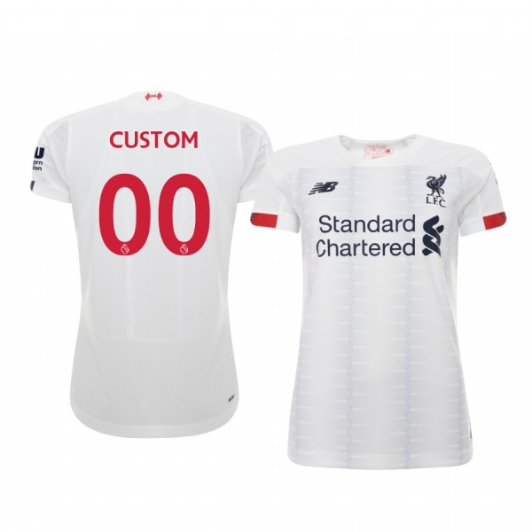 Custom Liverpool Away Women's Short Sleeve Jersey 19-20