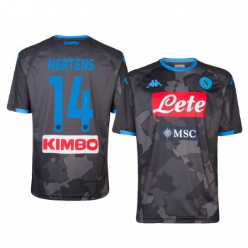 Youth Dries Mertens SSC Napoli 19-20 Fourth Black Camo District Jersey