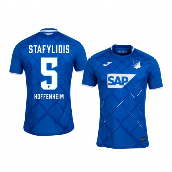 Youth Defender TSG 1899 Hoffenheim Kostas Stafylidis Home Jersey 19-20