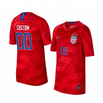 Youth 2019 World Cup Champions USA Custom Youth Away 4-STAR Jersey