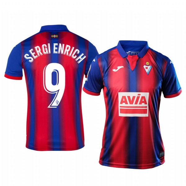 Sergi Enrich SD Eibar Home Men's Jersey 19-20