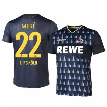 1. FC Koln Jorge Mere 19-20 Third Men's Black Short Sleeve Jersey