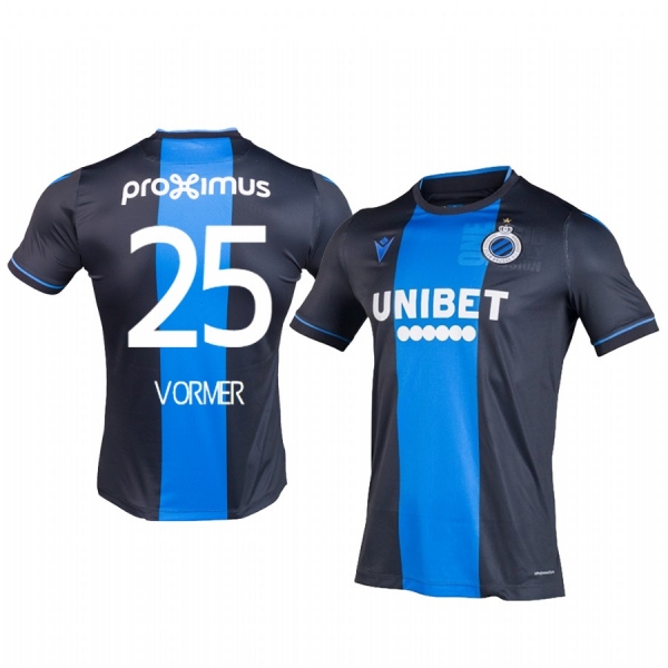 Ruud Vormer Club Brugge KV Home Navy Blue Short Sleeve Jersey