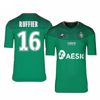 Men's AS Saint-Etienne Stéphane Ruffier Home Jersey 19-20