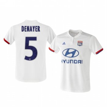 Men's Olympique Lyonnais Jason Denayer Home Jersey 19-20