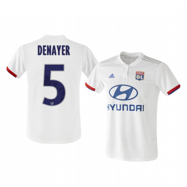 Men's Olympique Lyonnais Jason Denayer Home Jersey 19-20