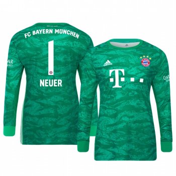 19-20 Bayern Munich Manuel Neuer Official Goalkeeper Home Jersey Men's