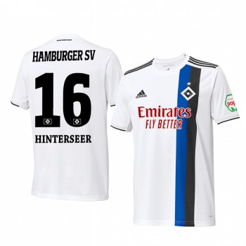 Hamburger SV Lukas Hinterseer 19-20 Home Men's White Short Sleeve Jersey