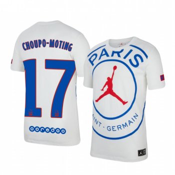 Paris Saint-Germain Eric Maxim Choupo-Moting Men's White Game Jersey 2020-21