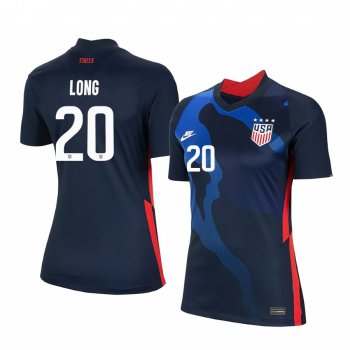 Women's USA Allie Long 2020 Away Official 4-Star Jersey