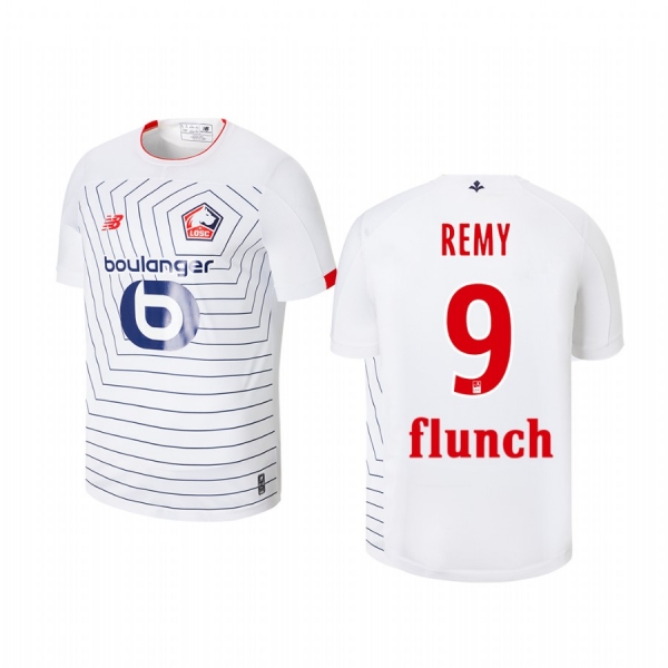 Youth Lille OSC Loic Remy White Third Short Sleeve Jersey 19-20