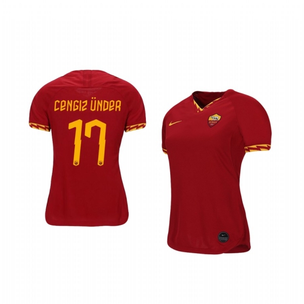 Women's Cengiz Under AS Roma 19-20 Home Jersey