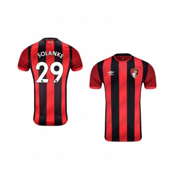 Youth Dominic Solanke AFC Bournemouth Home Short Sleeve Jersey 19-20