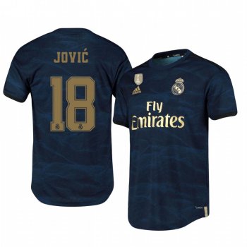 Real Madrid Luka Jovic Away Short Sleeve Jersey 19-20