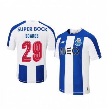 Youth Francisco Soares Porto 19-20 Home Blue White Official Short Sleeve Jersey