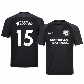 Adam Webster Brighton and Hove Albion Away Men's Short Sleeve Jersey 19-20