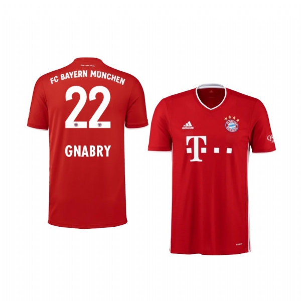 Midfielder Bayern Munich Serge Gnabry Men's Home Jersey 2020-21