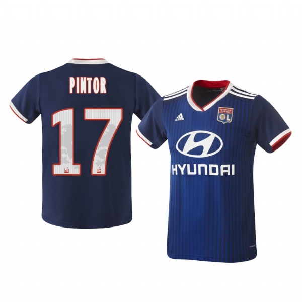 Olympique Lyonnais Lenny Pintor Men's Away Jersey 19-20