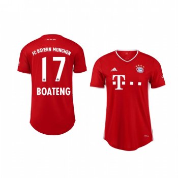 Women's Defender Bayern Munich Jérôme Boateng Home Jersey 2020-21