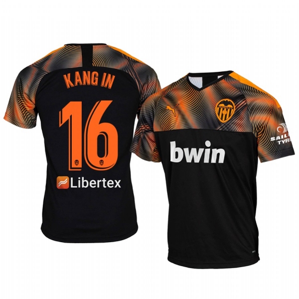 Valencia Lee Kang-in Away Short Sleeve Jersey 19-20