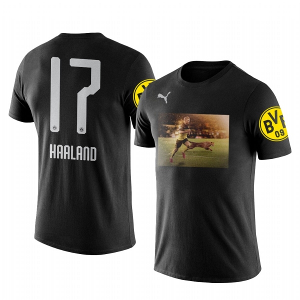 Men's Erling Haaland Borussia Dortmund Player Personalize Short Sleeve T-shirt