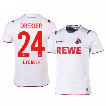 1. FC Koln Dominick Drexler 19-20 Home Men's White Short Sleeve Jersey