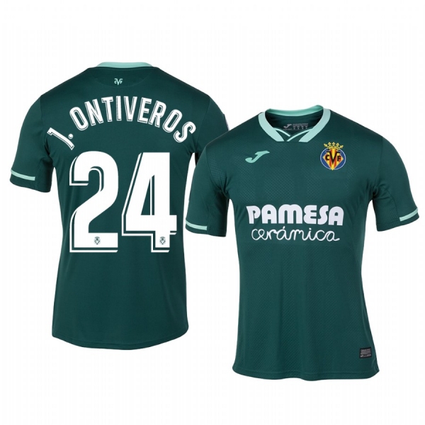 Villarreal Javi Ontiveros Away Short Sleeve Jersey 19-20