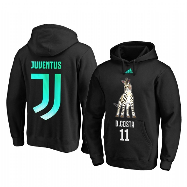 Douglas Costa Juventus 2020 Black Mascot Pullover Hoodie Personalized