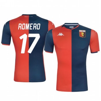 Men's Cristian Romero Genoa 19-20 Home Jersey