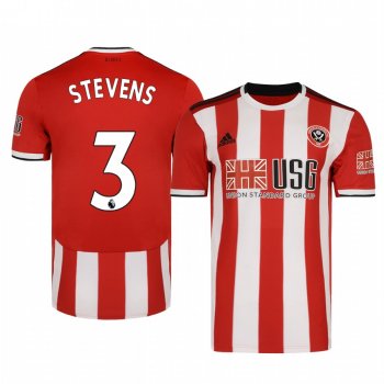 Men's Enda Stevens Sheffield United Home Short Sleeve Jersey 19-20