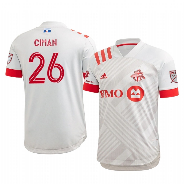 Toronto FC Laurent Ciman Men's White TFC Unity Short Sleeve Jersey 2020