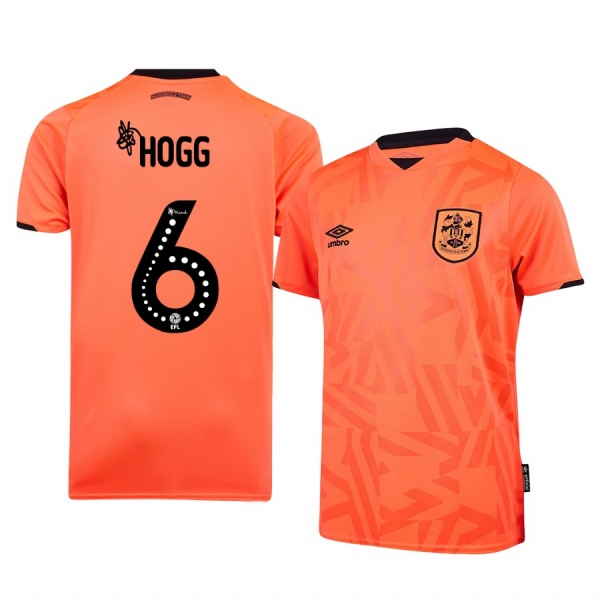 Huddersfield Town Jonathan Hogg 19-20 Third Men's Orange Short Sleeve Jersey