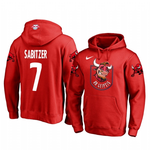 Marcel Sabitzer RB Leipzig Red Team Logo Pullover Hoodie