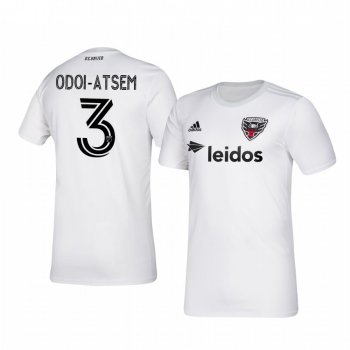 Chris Odoi-Atsem D.C. United 2020-21 Away Men's White Short Sleeve Jersey