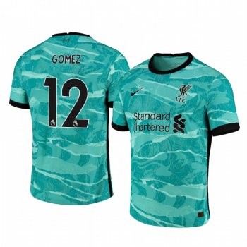 Joe Gomez Liverpool 2020-21 Away Men's Green Short Sleeve Jersey